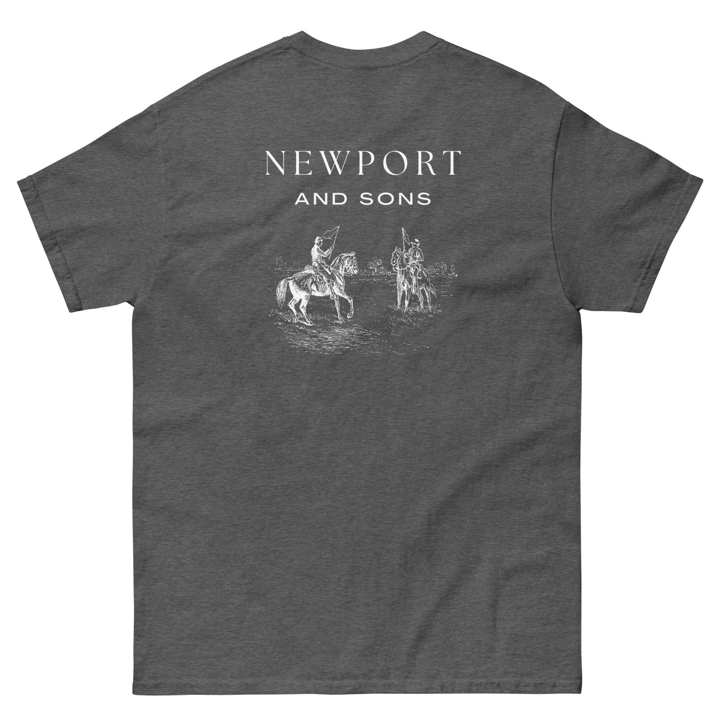 The Horsemen's Parley Men's Classic Tee In Dark