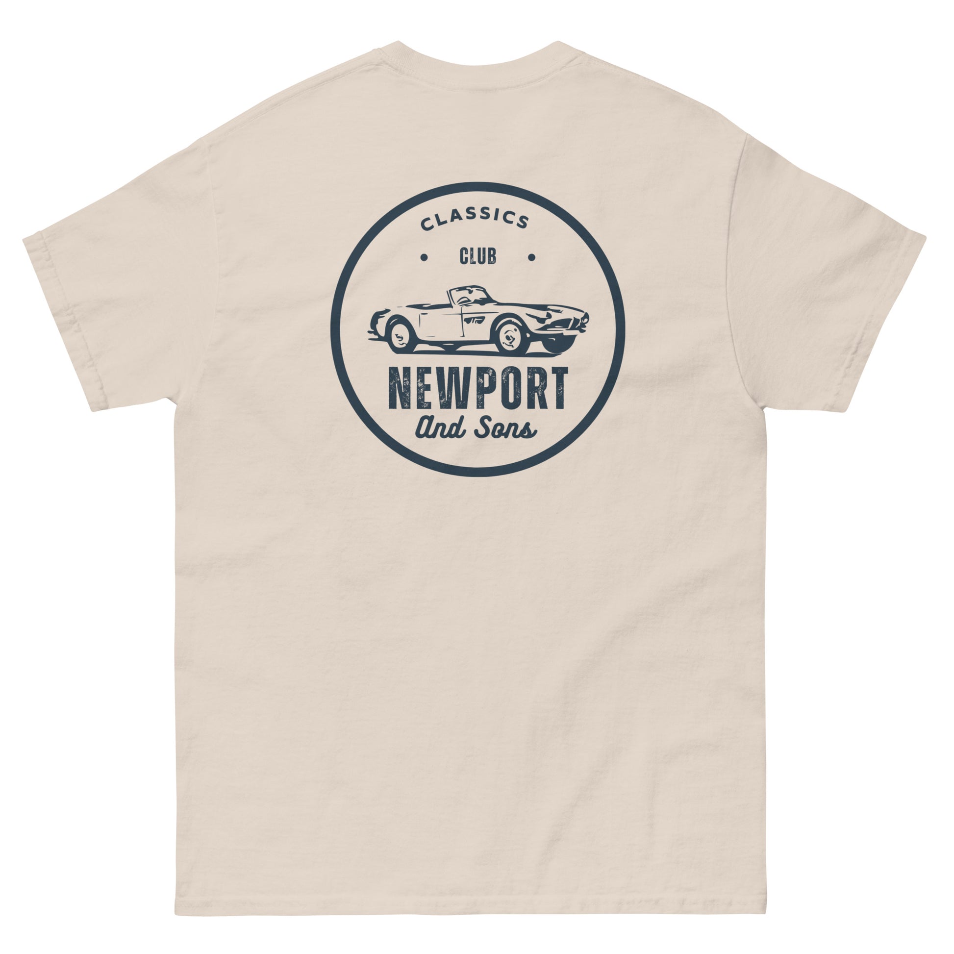 A Newport and Sons t-shirt