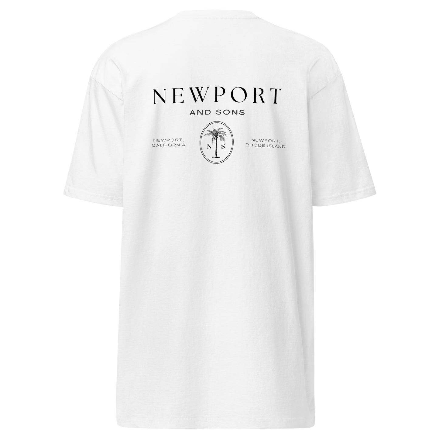 Men’s premium heavyweight Newport and Sons tee