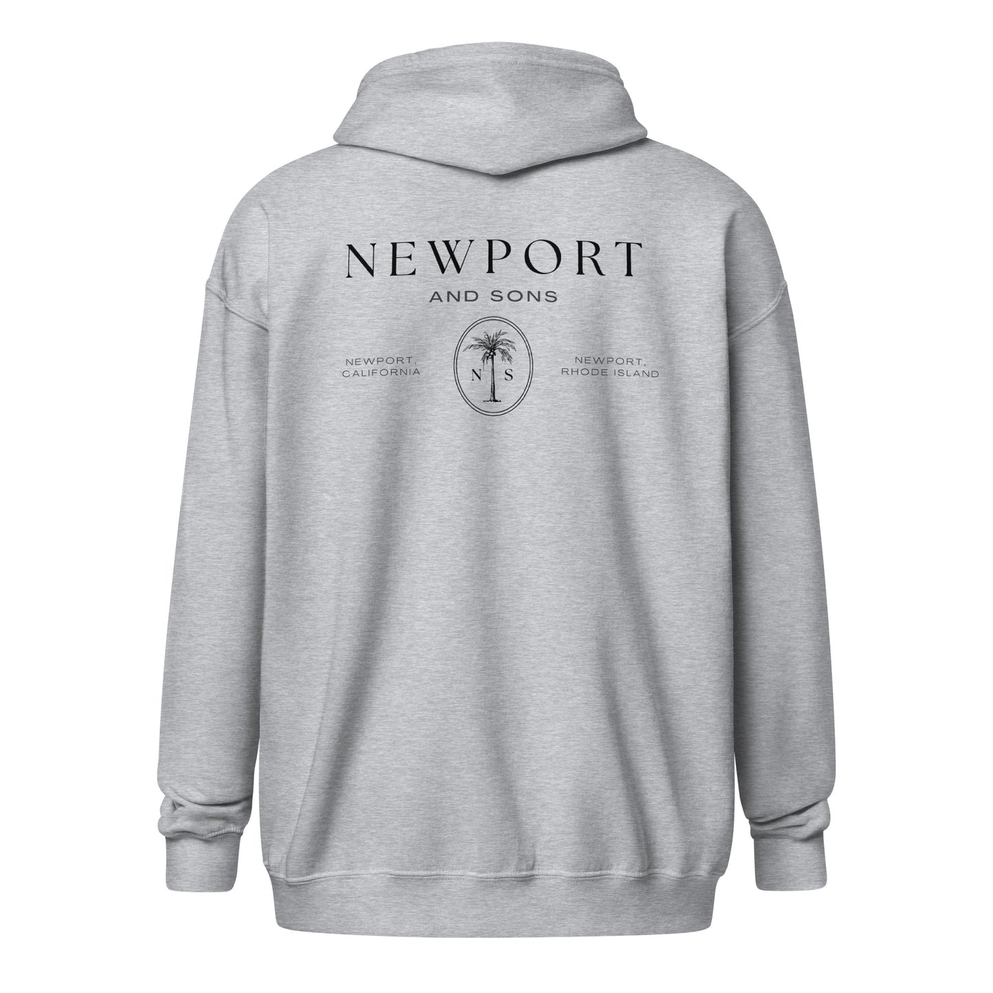 Newport and Sons heavy blend zip hoodie